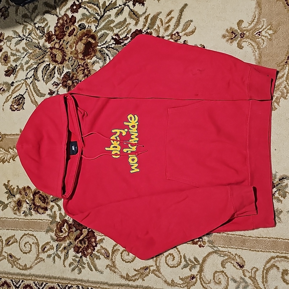 Obey red hoodie